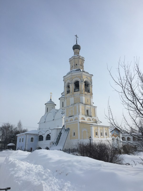 Дмитрия Прилуцкого Церковь Вологда зима